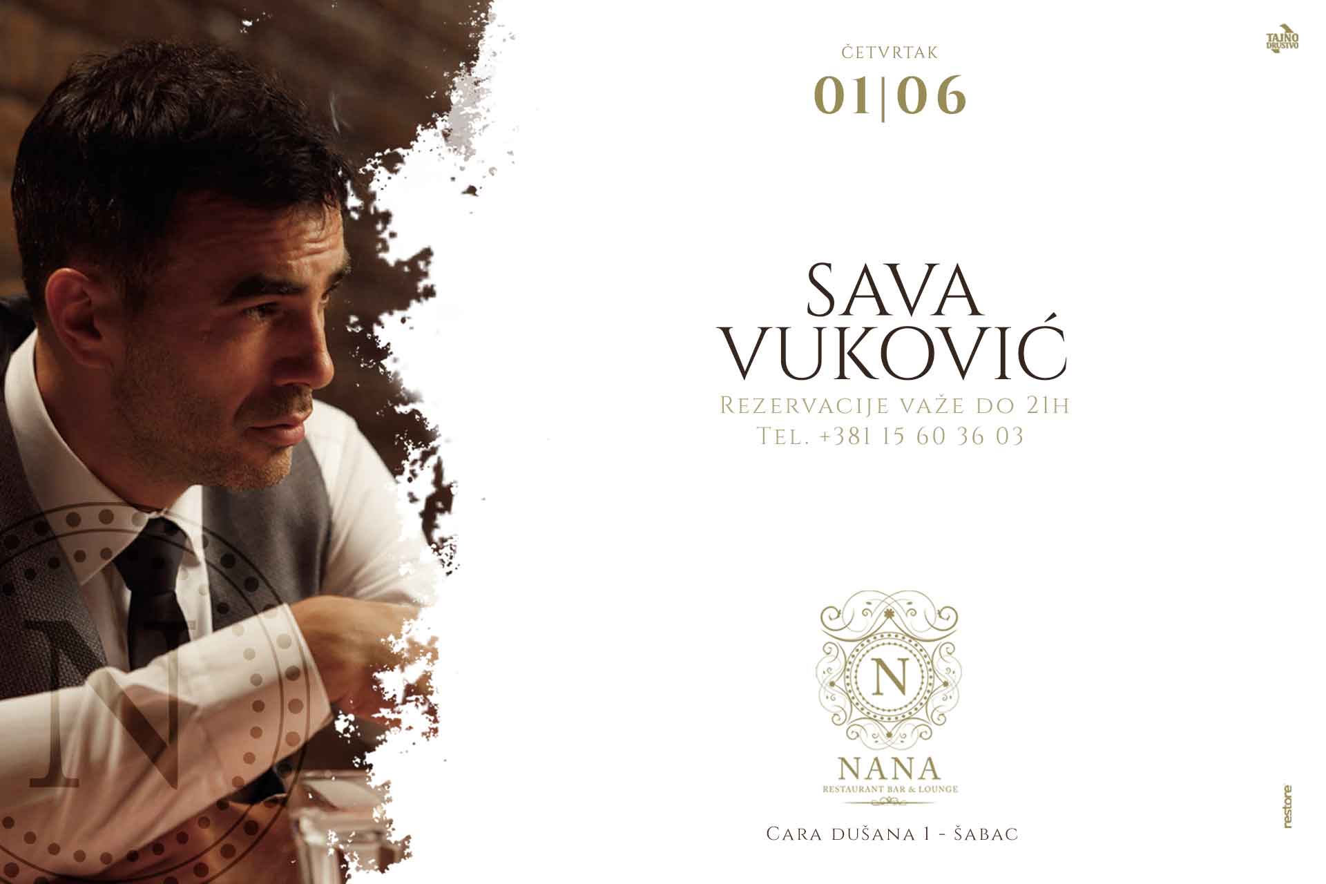 Sava Vuković - uživo